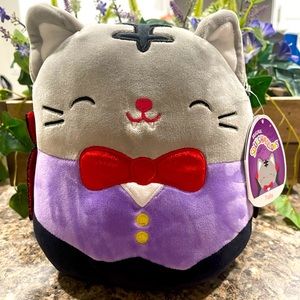 Squishmallow Tally the Dracula Cat